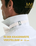 Massi Morino Fliege Herren vorgebunden und verstellbar - Einfarbige Anzugsfliege im Seidenlook - Bow Tie große Farbauswahl