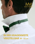 Massi Morino Fliege Herren vorgebunden und verstellbar - Einfarbige Anzugsfliege im Seidenlook - Bow Tie große Farbauswahl