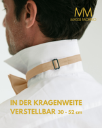 Massi Morino Fliege Herren vorgebunden und verstellbar - Einfarbige Anzugsfliege im Seidenlook - Bow Tie große Farbauswahl