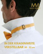 Massi Morino Fliege Herren vorgebunden und verstellbar - Einfarbige Anzugsfliege im Seidenlook - Bow Tie große Farbauswahl