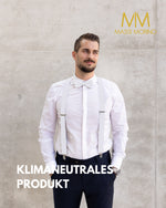 Massi Morino Hosenträger mit Fliege Set Herren und Damen inkl. verstellbarer Fliege und Geschenkbox - Y-Form Hosenträger zur Hochzeit
