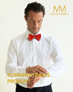 Massi Morino Fliege Herren vorgebunden und verstellbar - Einfarbige Anzugsfliege im Seidenlook - Bow Tie große Farbauswahl