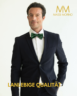 Massi Morino Fliege Herren vorgebunden und verstellbar - Einfarbige Anzugsfliege im Seidenlook - Bow Tie große Farbauswahl