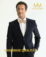 Massi Morino Fliege Herren vorgebunden und verstellbar - Einfarbige Anzugsfliege im Seidenlook - Bow Tie große Farbauswahl