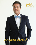 Massi Morino Fliege Herren vorgebunden und verstellbar - Einfarbige Anzugsfliege im Seidenlook - Bow Tie große Farbauswahl