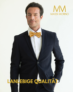 Massi Morino Fliege Herren vorgebunden und verstellbar - Einfarbige Anzugsfliege im Seidenlook - Bow Tie große Farbauswahl