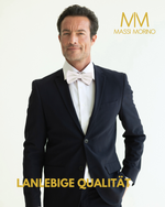 Massi Morino Fliege Herren vorgebunden und verstellbar - Einfarbige Anzugsfliege im Seidenlook - Bow Tie große Farbauswahl