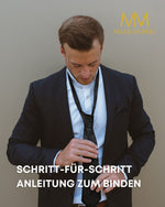 Massi Morino Krawatte mit Einstecktuch Set Herren inkl. Manschettenknöpfe, Krawattennadel und Geschenkbox - Männer Krawattenset zur Hochzeit