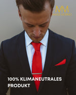 Massi Morino Krawatte mit Einstecktuch Set Herren inkl. Manschettenknöpfe, Krawattennadel und Geschenkbox - Männer Krawattenset zur Hochzeit