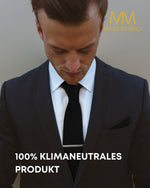 Massi Morino Krawatte mit Einstecktuch Set Herren inkl. Manschettenknöpfe, Krawattennadel und Geschenkbox - Männer Krawattenset zur Hochzeit