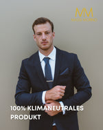 Massi Morino Krawatte mit Einstecktuch Set Herren inkl. Manschettenknöpfe, Krawattennadel und Geschenkbox - Männer Krawattenset zur Hochzeit