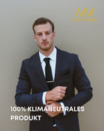 Massi Morino Krawatte mit Einstecktuch Set Herren inkl. Manschettenknöpfe, Krawattennadel und Geschenkbox - Männer Krawattenset zur Hochzeit