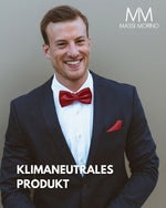 Massi Morino Fliege mit Einstecktuch Set Herren inkl. verstellbarer Schleife und Geschenkbox - Herren Fliegenset zur Hochzeit