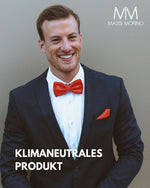 Massi Morino Fliege mit Einstecktuch Set Herren inkl. verstellbarer Schleife und Geschenkbox - Herren Fliegenset zur Hochzeit