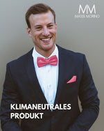 Massi Morino Fliege mit Einstecktuch Set Herren inkl. verstellbarer Schleife und Geschenkbox - Herren Fliegenset zur Hochzeit
