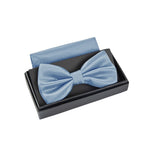 Massi Morino Fliege mit Einstecktuch Set Herren inkl. verstellbarer Schleife und Geschenkbox - Herren Fliegenset zur Hochzeit