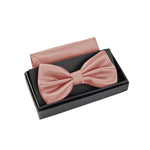Massi Morino Fliege mit Einstecktuch Set Herren inkl. verstellbarer Schleife und Geschenkbox - Herren Fliegenset zur Hochzeit