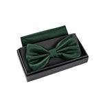 Massi Morino Fliege mit Einstecktuch Set Herren inkl. verstellbarer Schleife und Geschenkbox - Herren Fliegenset zur Hochzeit