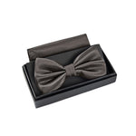 Massi Morino Fliege mit Einstecktuch Set Herren inkl. verstellbarer Schleife und Geschenkbox - Herren Fliegenset zur Hochzeit