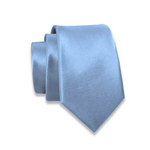 Massi Morino Schmale Krawatte für Herren, 6 cm, Slim Fit, Uni einfarbig - Schlips für Anzug, Business und Hochzeit