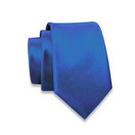 Massi Morino Schmale Krawatte für Herren, 6 cm, Slim Fit, Uni einfarbig - Schlips für Anzug, Business und Hochzeit