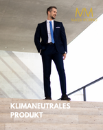 Massi Morino Schmale Krawatte für Herren, 6 cm, Slim Fit, Uni einfarbig - Schlips für Anzug, Business und Hochzeit