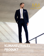 Massi Morino Schmale Krawatte für Herren, 6 cm, Slim Fit, Uni einfarbig - Schlips für Anzug, Business und Hochzeit