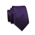 Massi Morino Schmale Krawatte für Herren, 6 cm, Slim Fit, Uni einfarbig - Schlips für Anzug, Business und Hochzeit