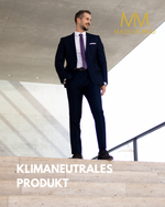 Massi Morino Schmale Krawatte für Herren, 6 cm, Slim Fit, Uni einfarbig - Schlips für Anzug, Business und Hochzeit