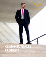 Massi Morino Schmale Krawatte für Herren, 6 cm, Slim Fit, Uni einfarbig - Schlips für Anzug, Business und Hochzeit