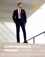Massi Morino Schmale Krawatte für Herren, 6 cm, Slim Fit, Uni einfarbig - Schlips für Anzug, Business und Hochzeit