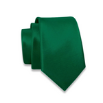 Massi Morino Schmale Krawatte für Herren, 6 cm, Slim Fit, Uni einfarbig - Schlips für Anzug, Business und Hochzeit