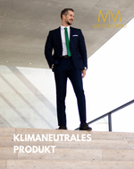 Massi Morino Schmale Krawatte für Herren, 6 cm, Slim Fit, Uni einfarbig - Schlips für Anzug, Business und Hochzeit