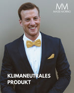 Massi Morino Fliege mit Einstecktuch Set Herren inkl. verstellbarer Schleife und Geschenkbox - Herren Fliegenset zur Hochzeit
