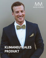 Massi Morino Fliege mit Einstecktuch Set Herren inkl. verstellbarer Schleife und Geschenkbox - Herren Fliegenset zur Hochzeit