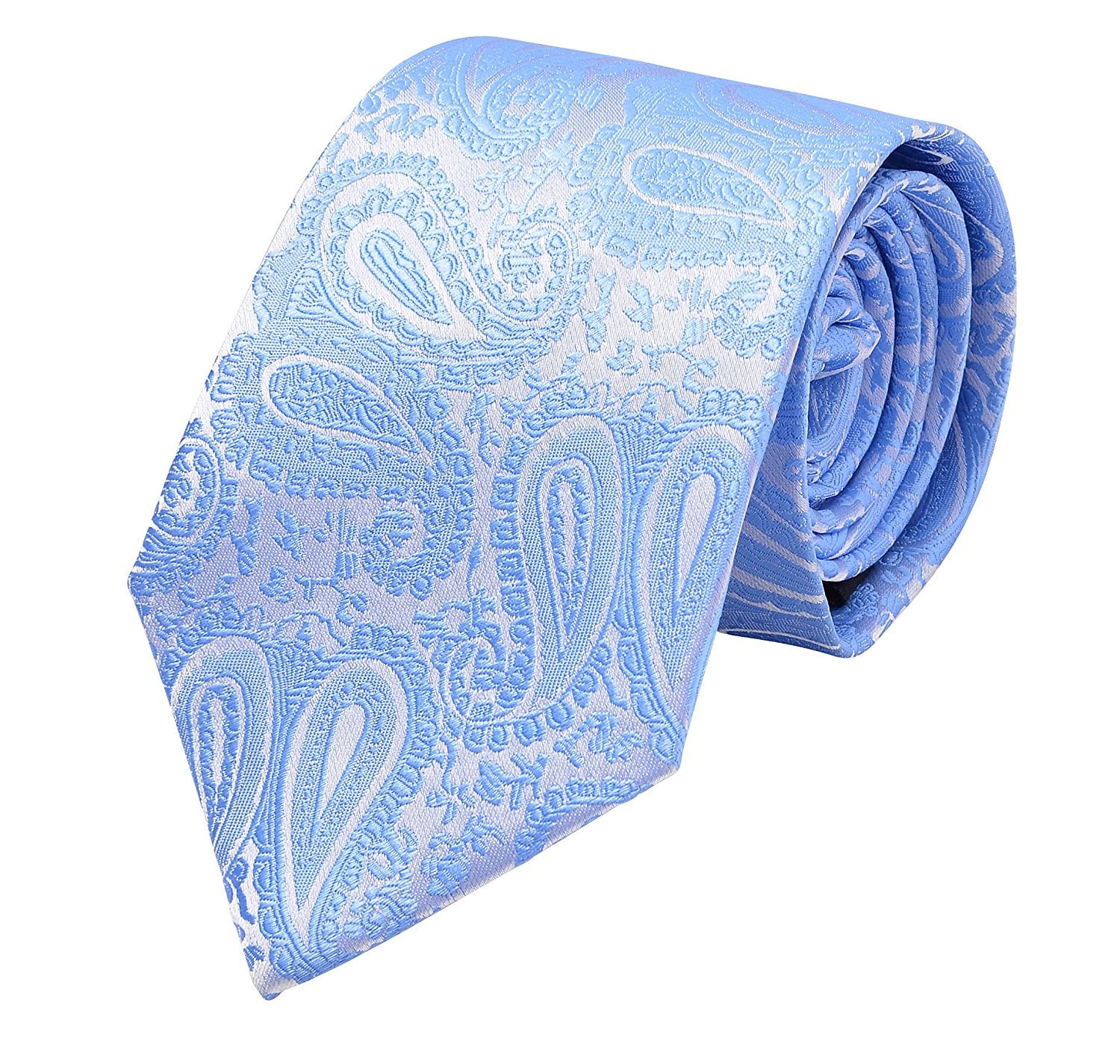 Massi Morino® Paisley Krawattenbox mit Einstecktuch, Manschettenknöpfe und Krawattennadel