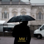 Massi Morino® Regenschirm mit Auf-Zu-Funktion - Mini Taschenschirm